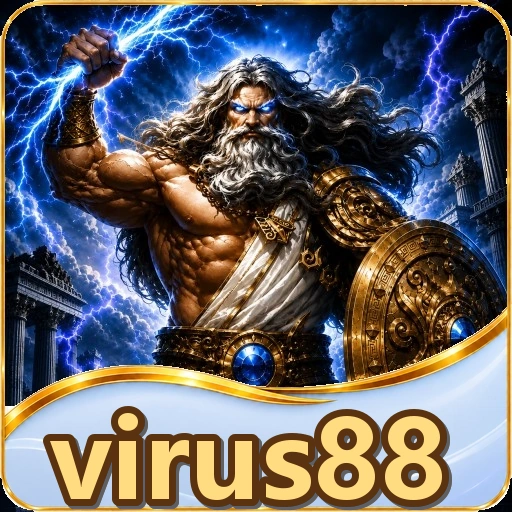 Ikon virus88 untuk verifikasi berkas APK